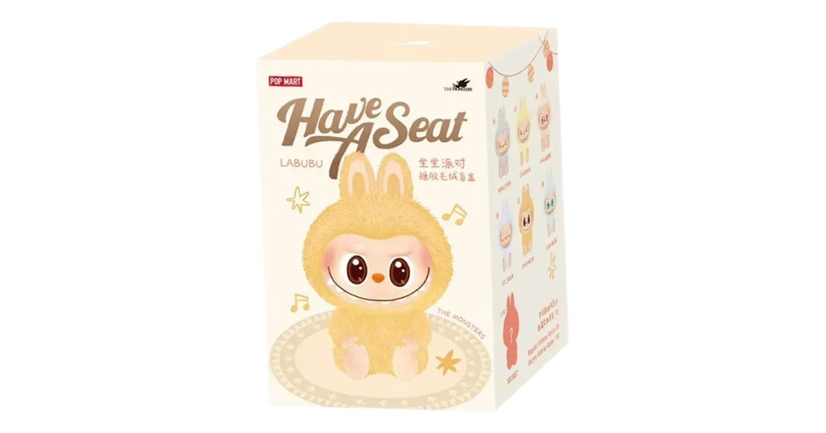 THE MONSTERS - Have a Seat Vinyl Plush Blind Box