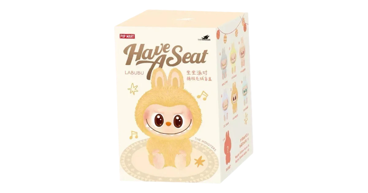 Have a Seat Vinyl Plush Blind Box - Set 6 stk