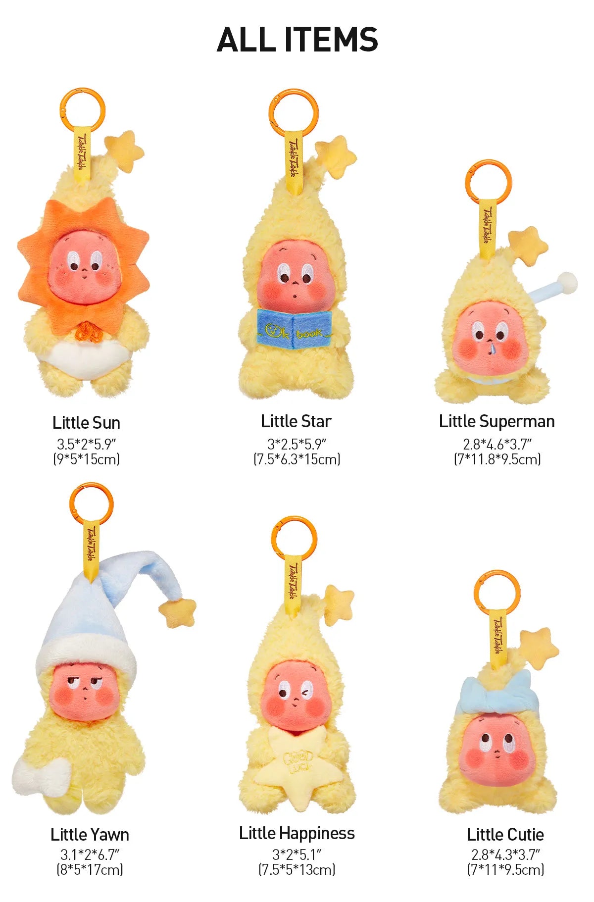 Twinkle Twinkle Be a Little Star Series – Plush Pendant Blind Box