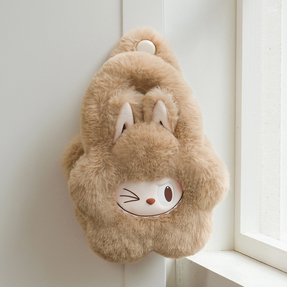 THE MONSTERS Classic Series-Plush Flower Bag (Brown)