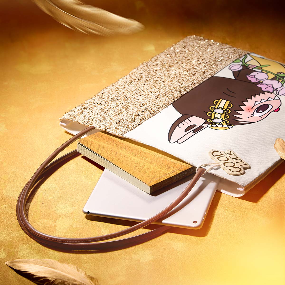 LABUBU GOOD LUCK TO YOU-Canvas Bag