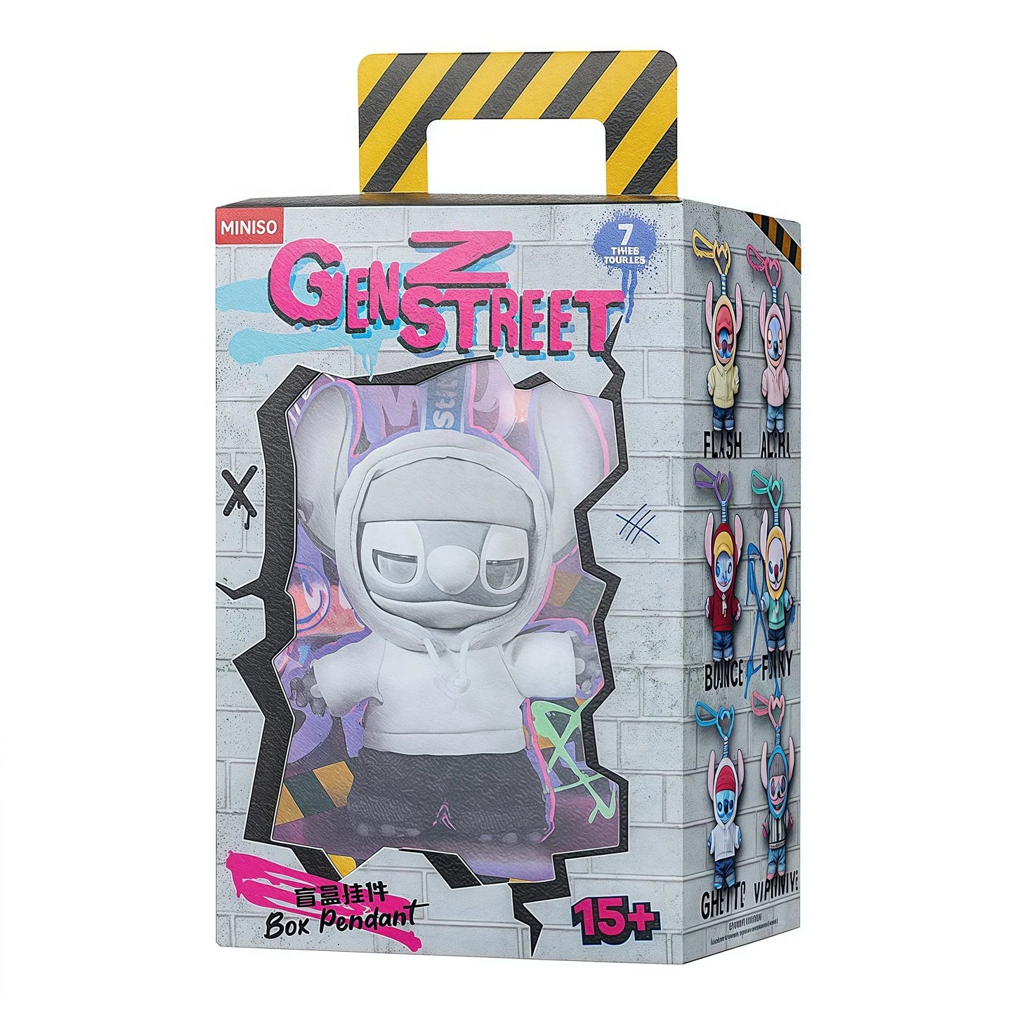 Stitch Gen Z Street Plush Keychain Blind Box