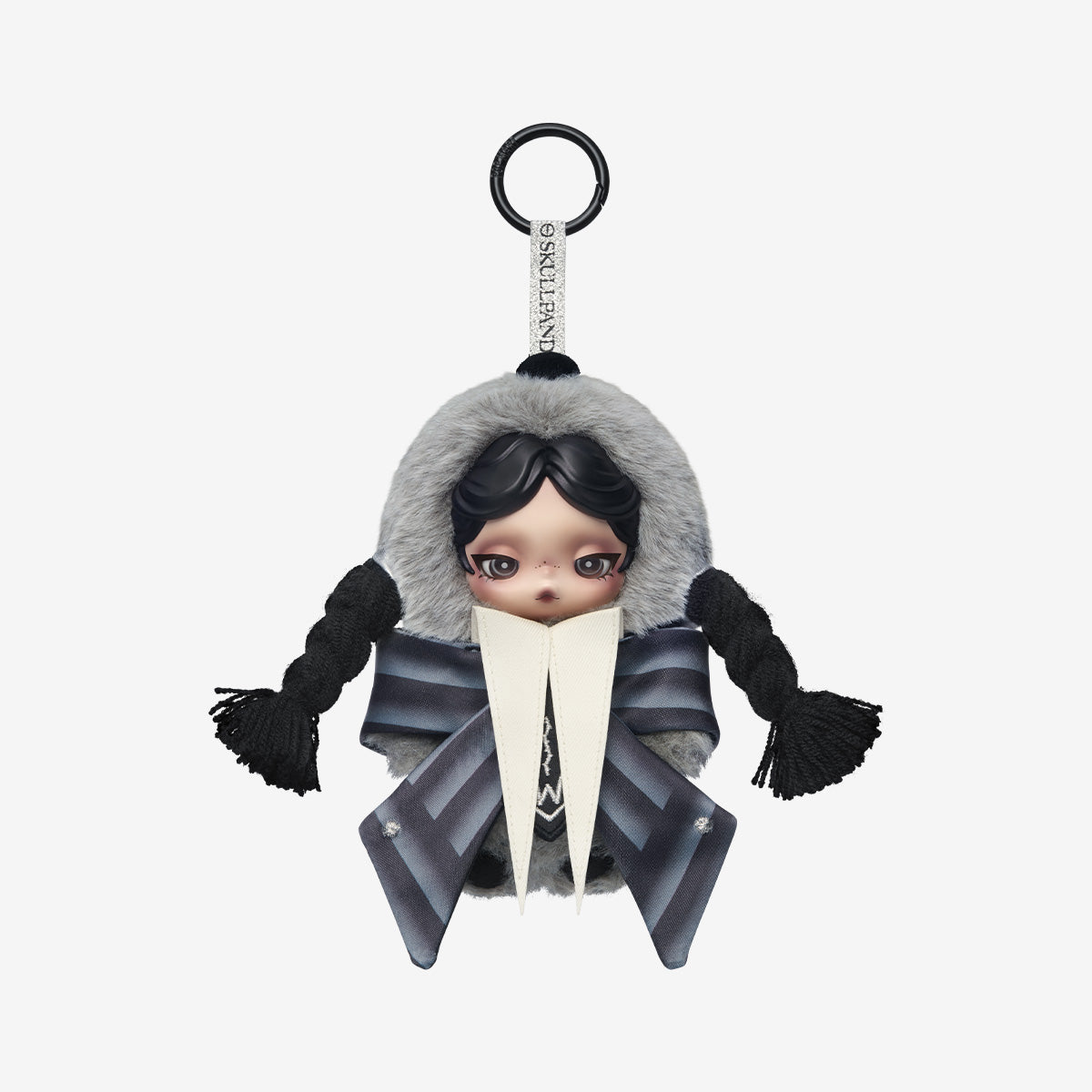 SKULLPANDA × Wednesday Plush(Nevermore Academy Uniform Version)