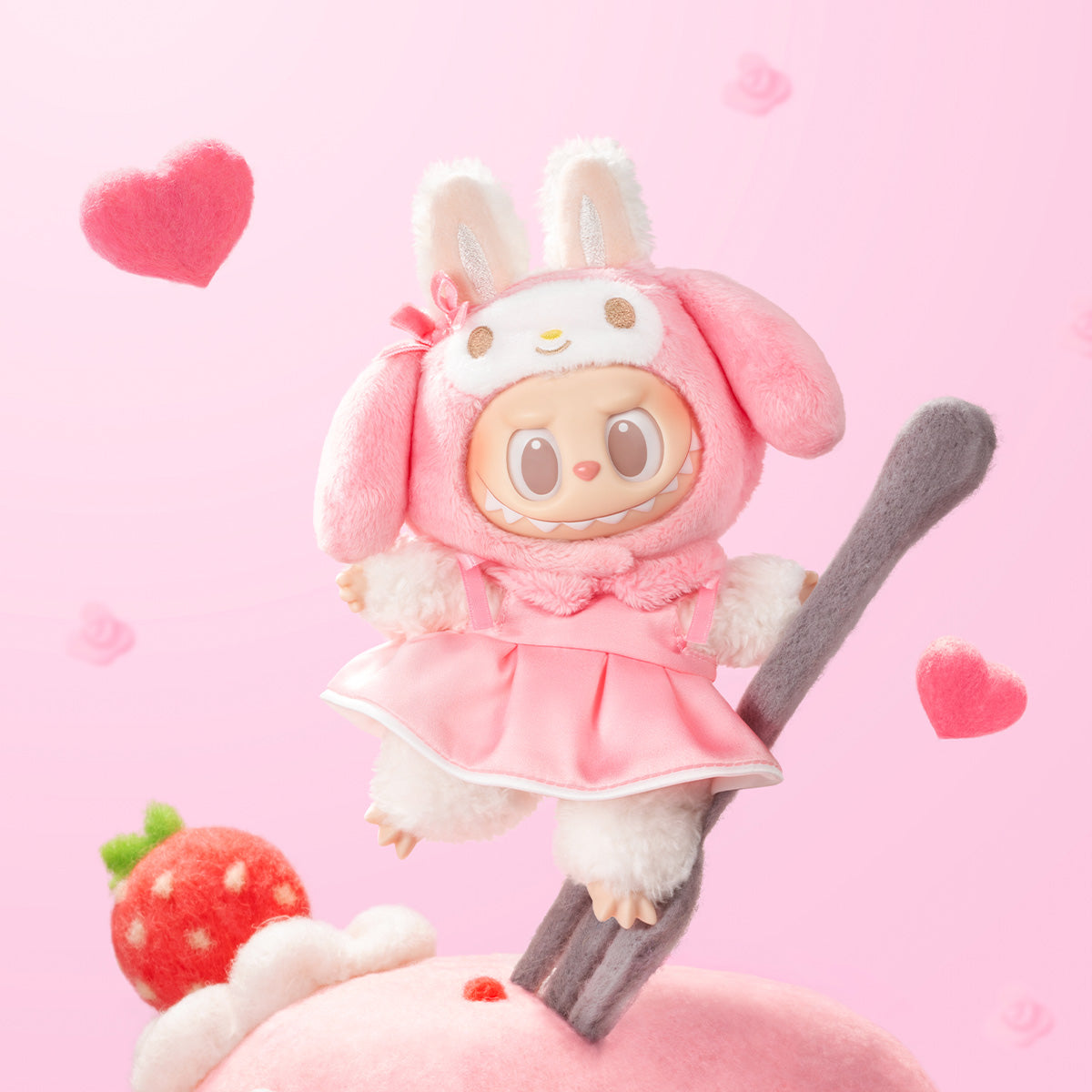POP MART THE MONSTERS × Sanrio Characters Vinyl Plush Pendant
