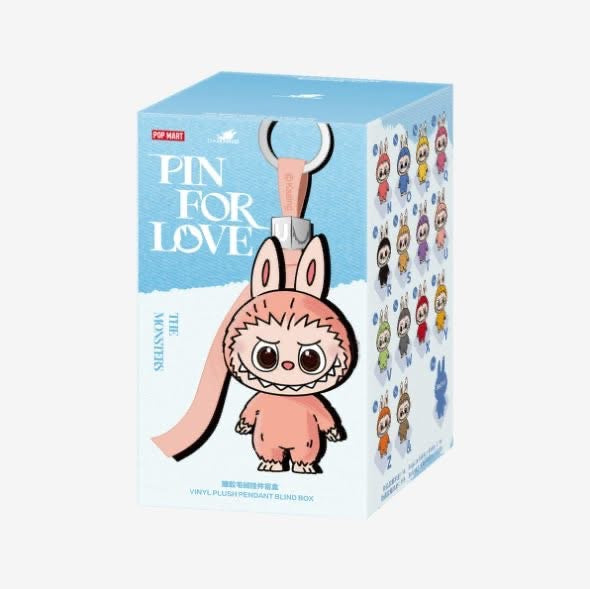 Labubu Pin For Love Series – Vinyl Plush Pendant