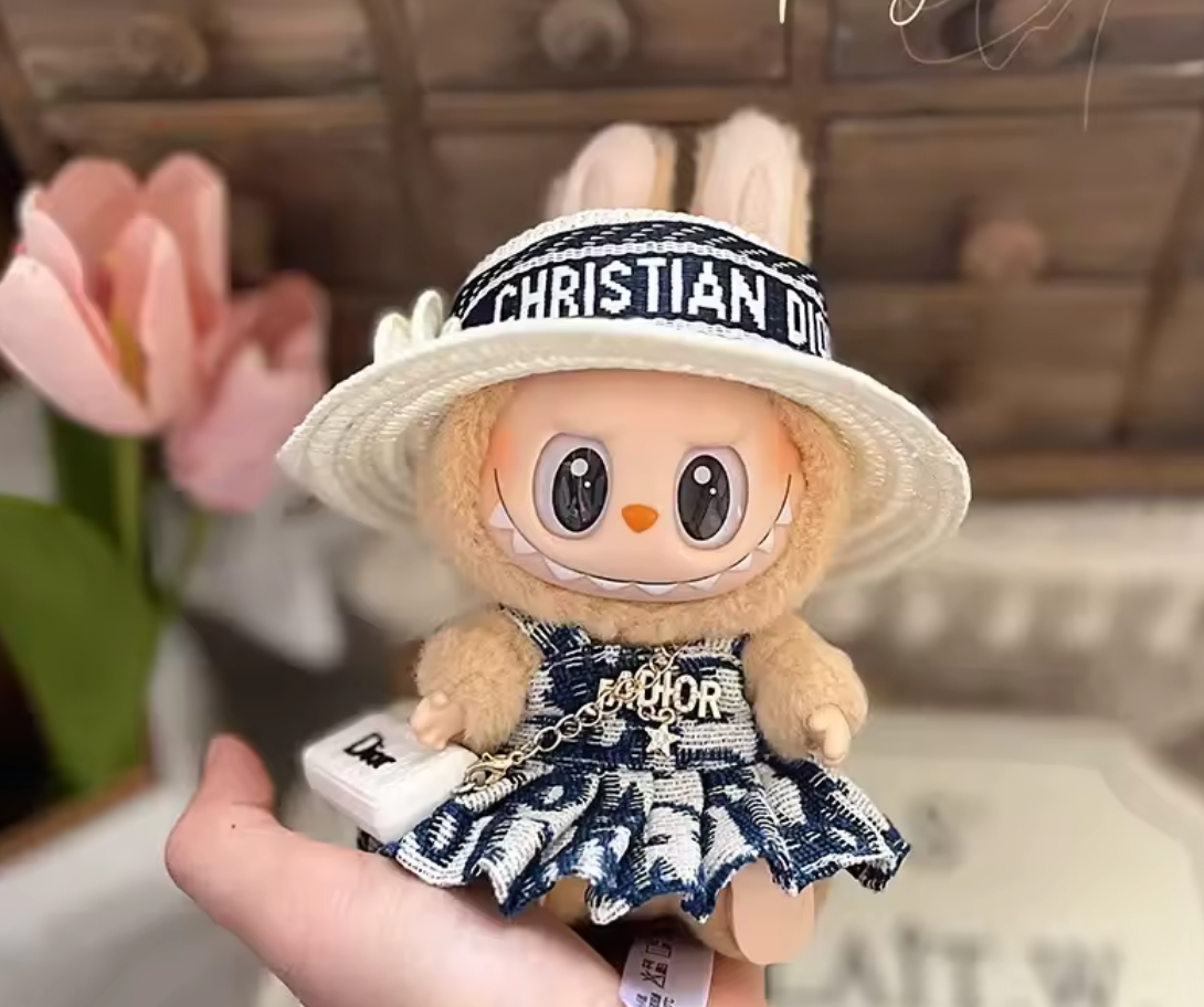 Labubu designer kjole (Blå)