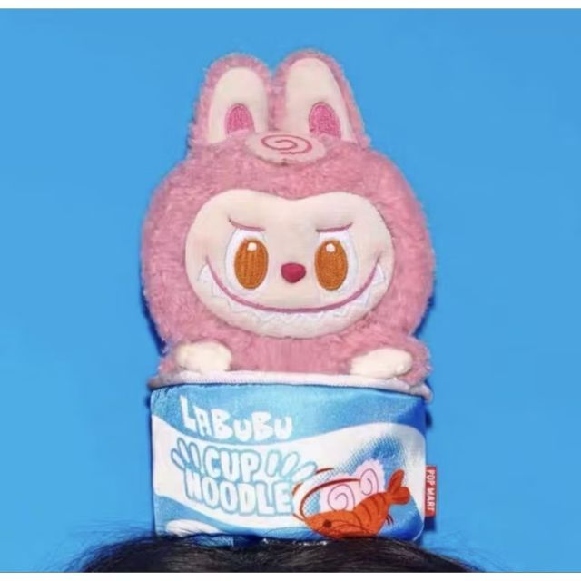 The Monsters Labubu Wacky Mart Series Cup Noodles Figure Storage Bag