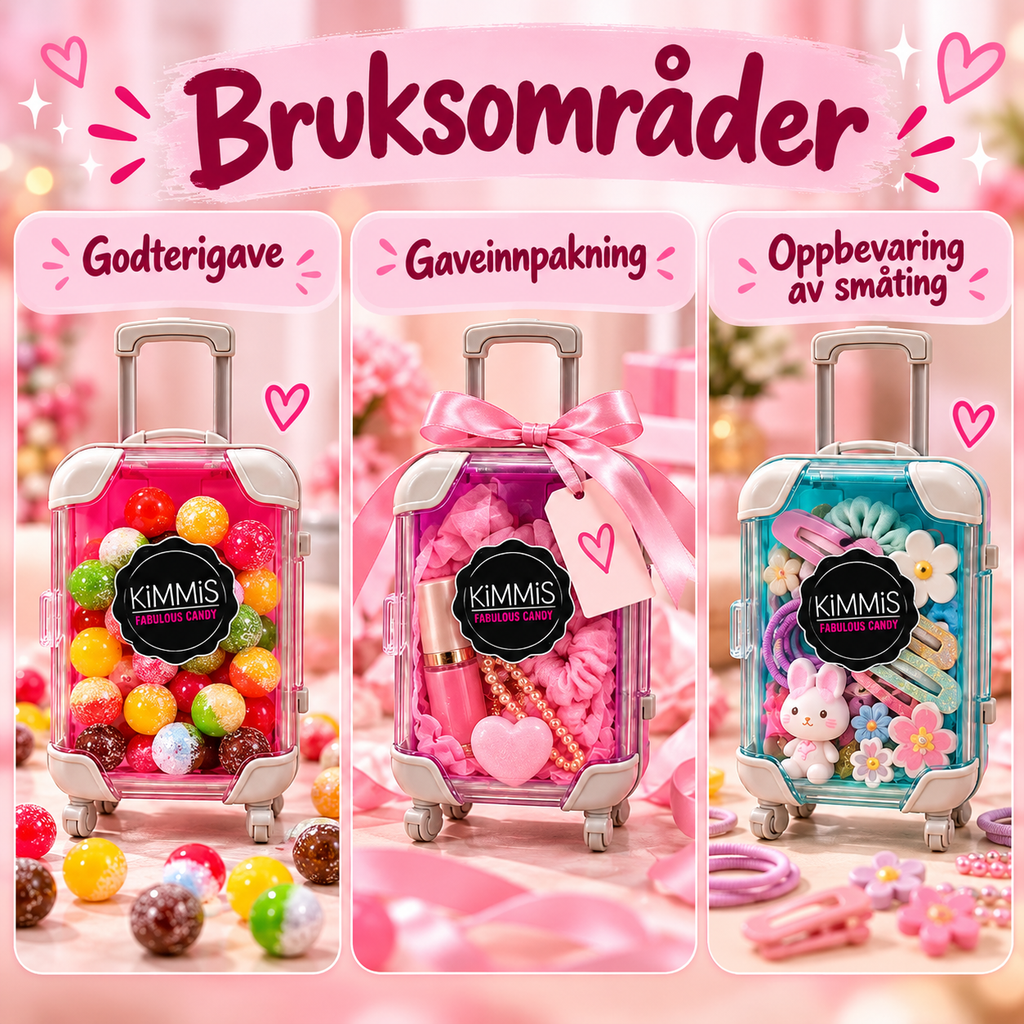 Kimmis Mini Godterikoffert – Rainbow Ninjas 40g