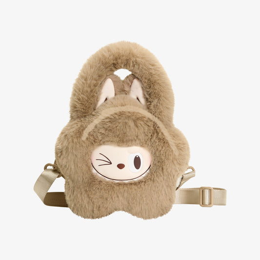 THE MONSTERS Classic Series-Plush Flower Bag (Brown)