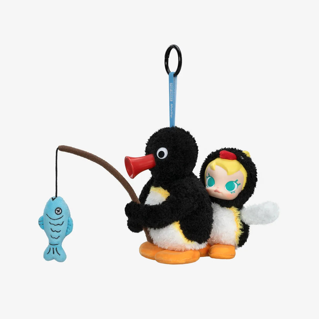 Baby Molly × Pingu Happy Fishing Series-Vinyl Plush Pendant Blind Box