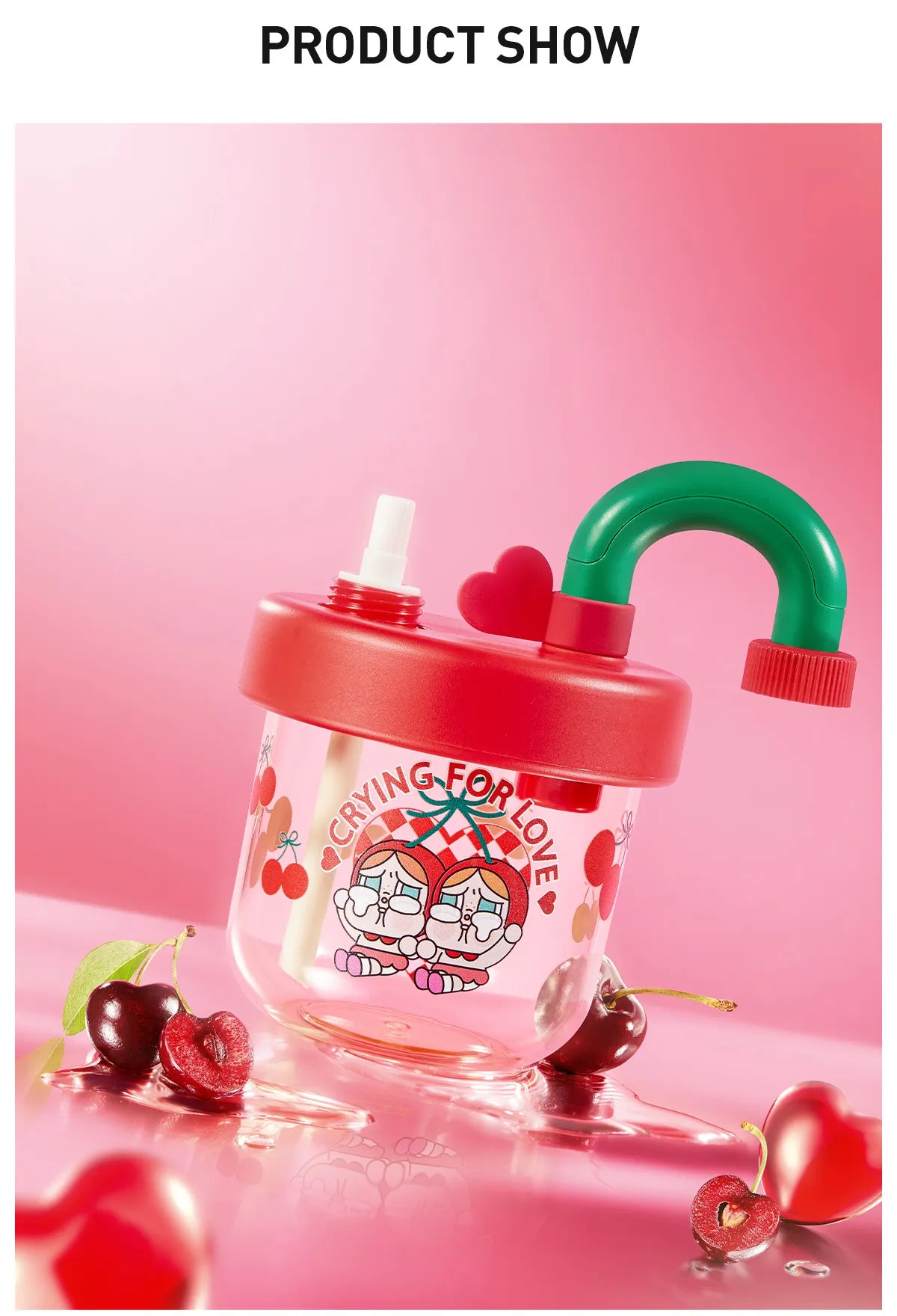 CRYBABY Crying For Love Series-Straw Cup