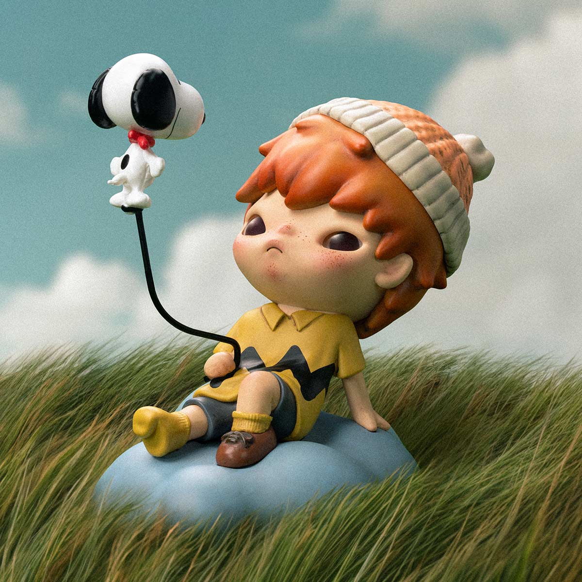 Hirono × Snoopy Figure