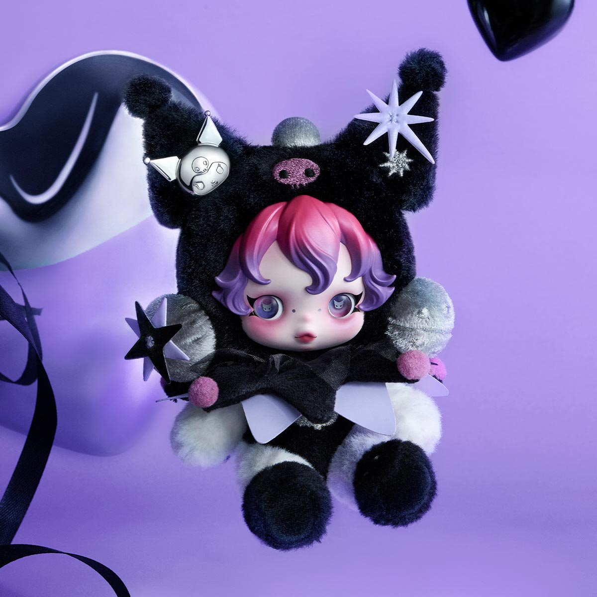 SKULLPANDA × KUROMI Plush