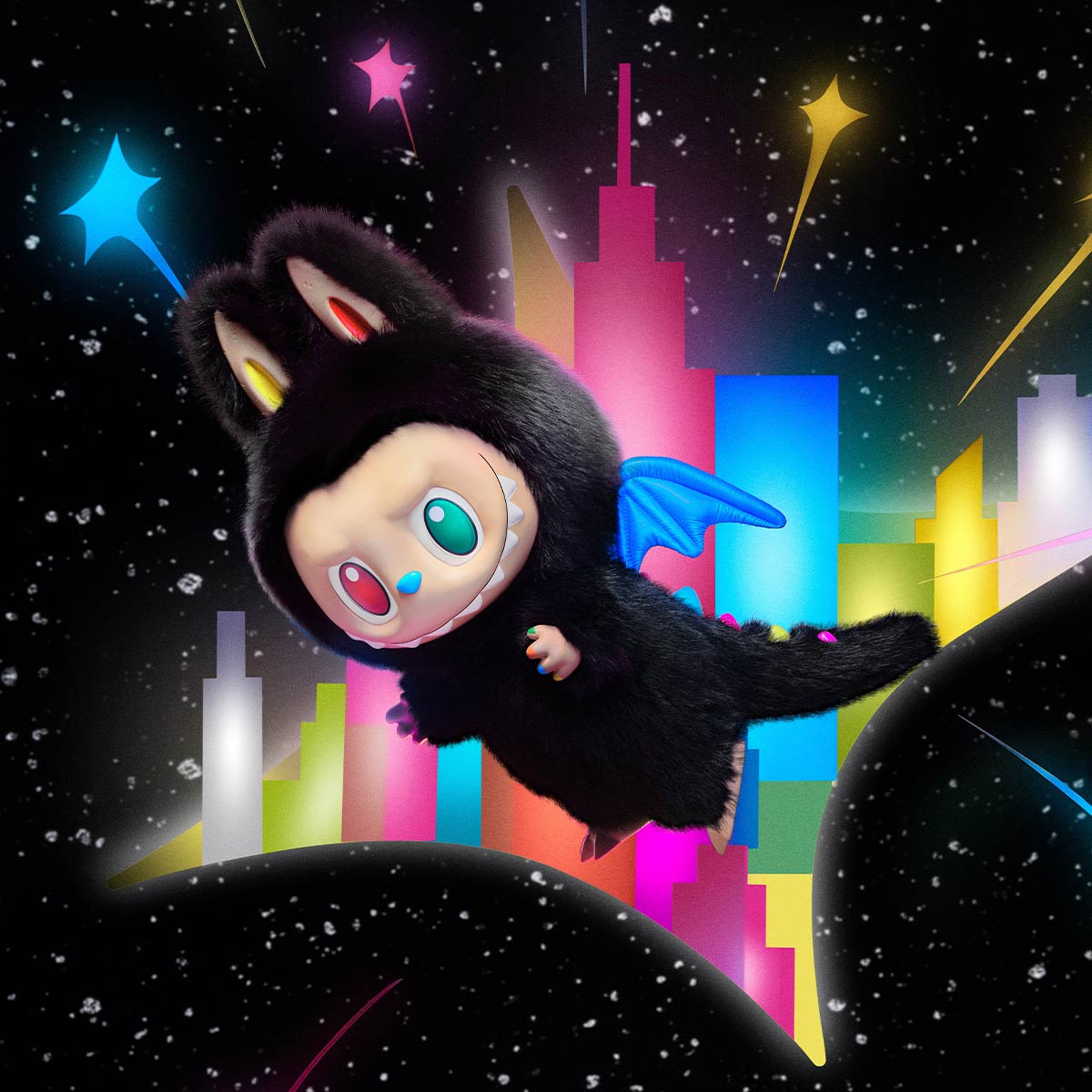 ZIMOMO – The Monsters 10th Anniversary Vinyl Plush (58 cm)