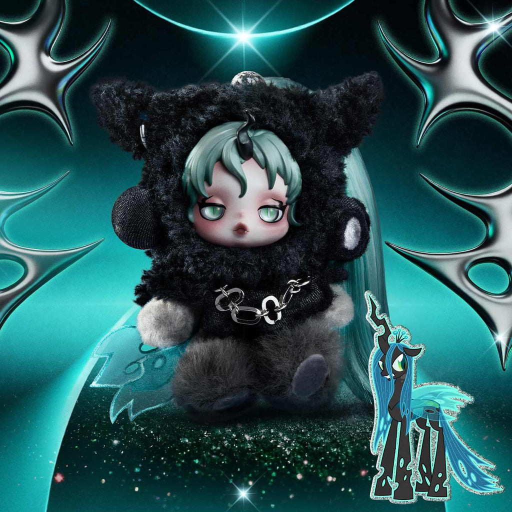 SKULLPANDA × My Little Pony Series Plush Doll Pendan