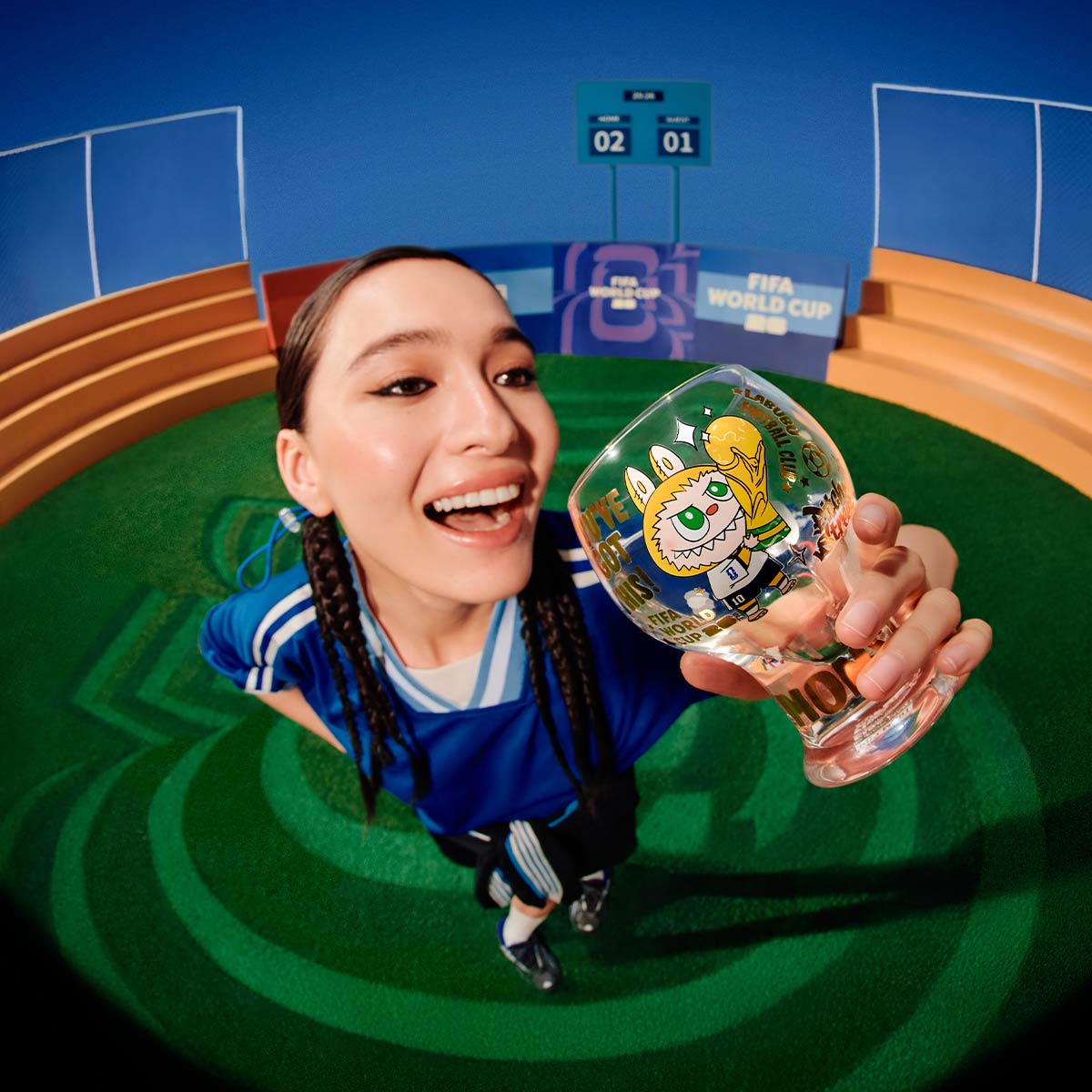 THE MONSTERS × FIFA SERIES-Glass Cup Blind Box