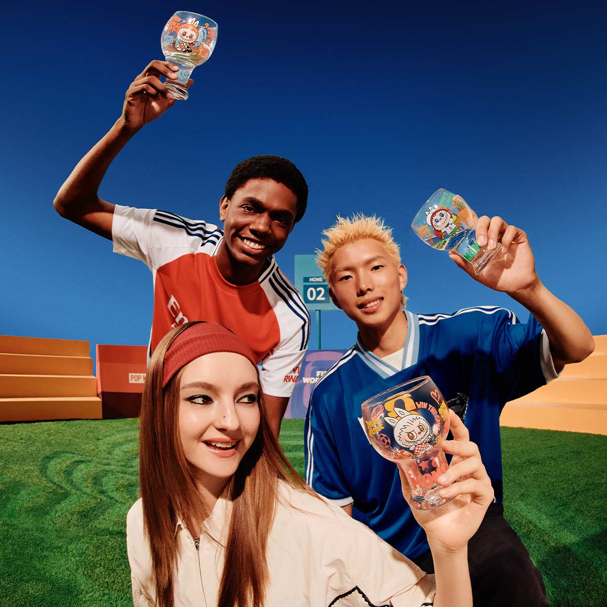 THE MONSTERS × FIFA SERIES-Glass Cup Blind Box