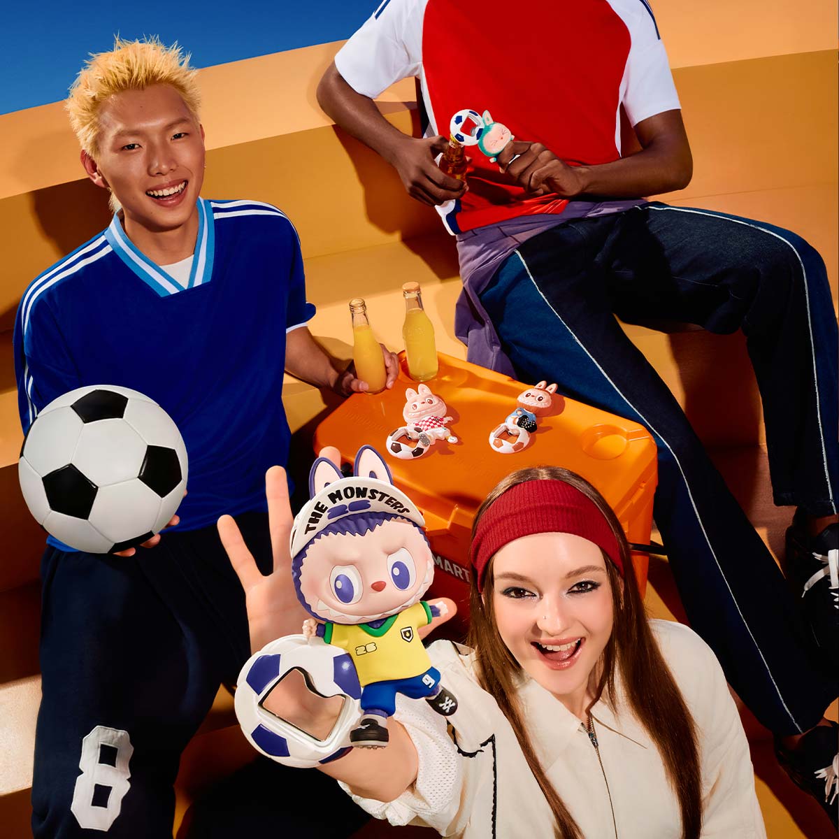 THE MONSTERS × FIFA SERIES - Bottle Opener Fridge Magnet Blind Box