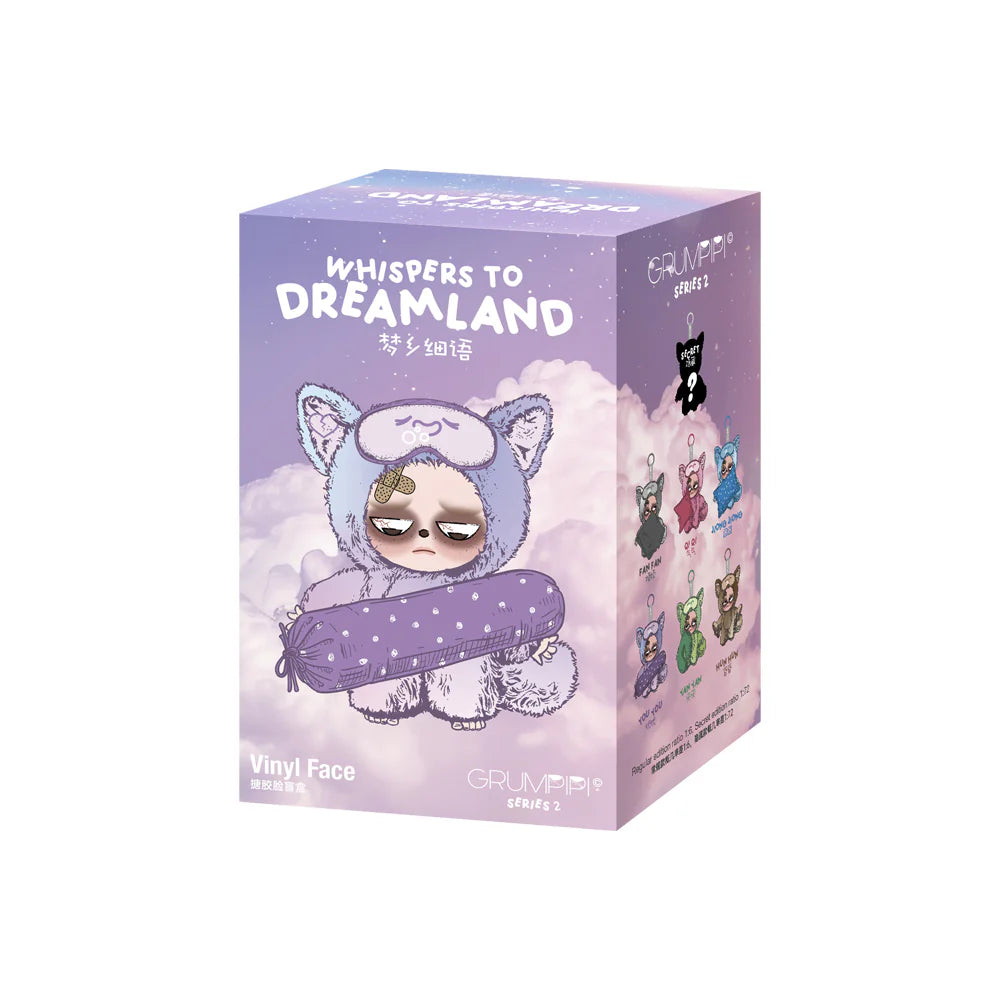 Sleepless Grumpipi – Whispers to Dreamland Plush Blind Box Keychain