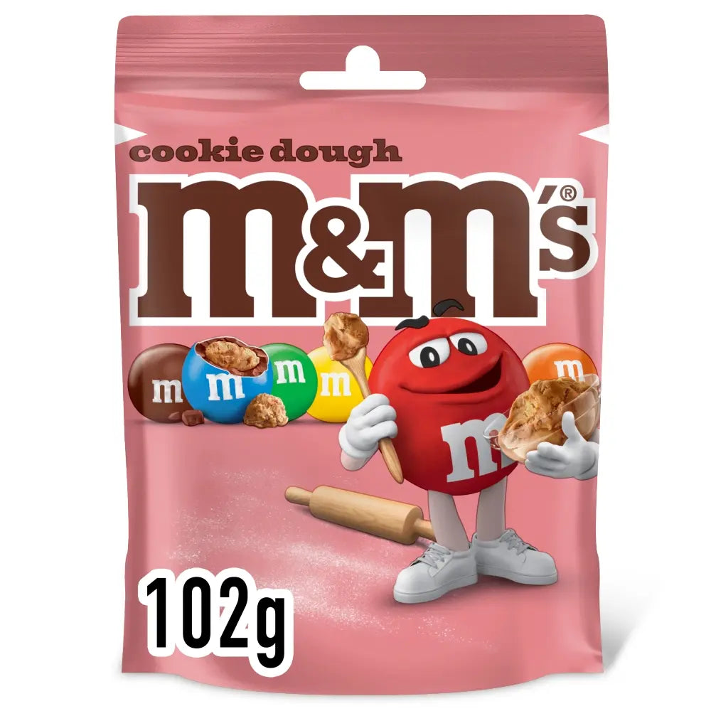 M&M's Cookie Dough Milk Chocolate Bag 102g