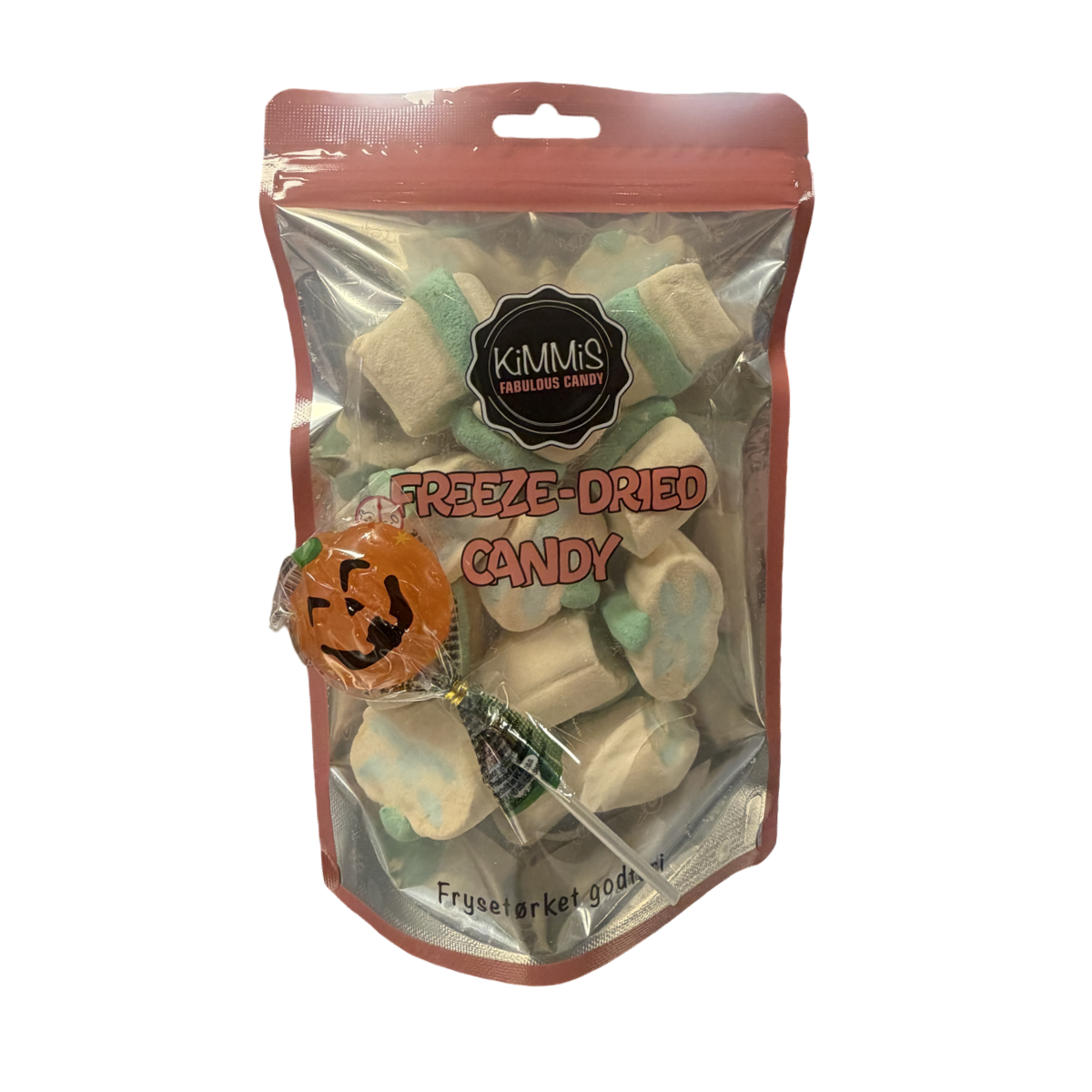 Mallow Pumpkins – Frysetørket Halloween Marshmallows + Slikkepinne