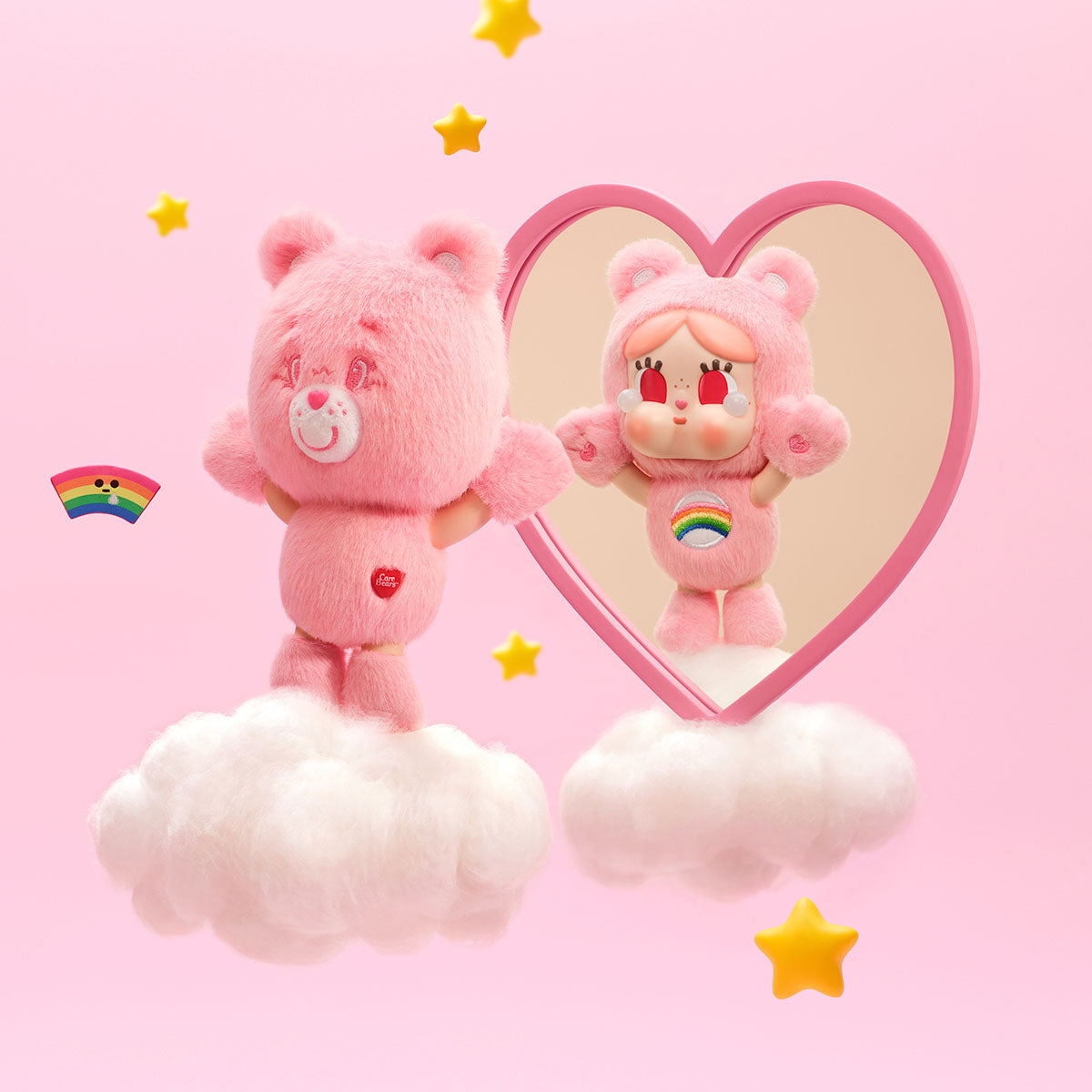 POP MART CRYBABY × Care Bears Series - Vinyl Plush Pendant