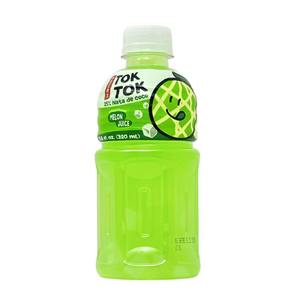 Tok Tok Fruit Juice with Nata de Coco Melon 300ml