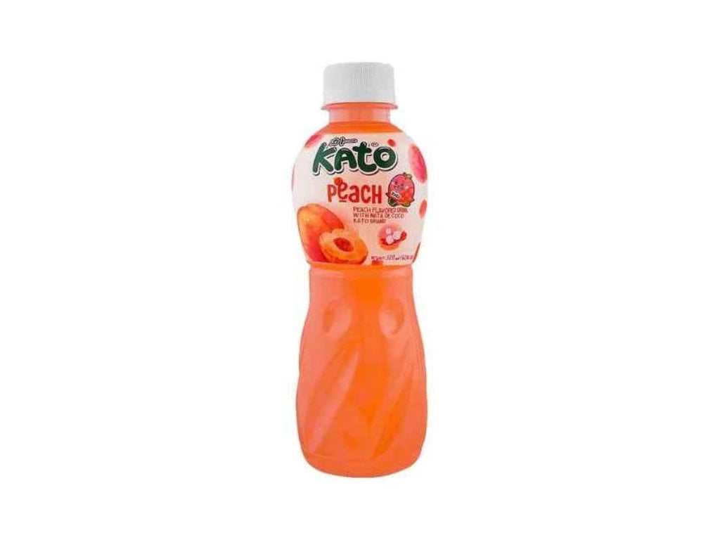 KATO PEACH JUICE WITH NATA DE COCO JELLY 320ml