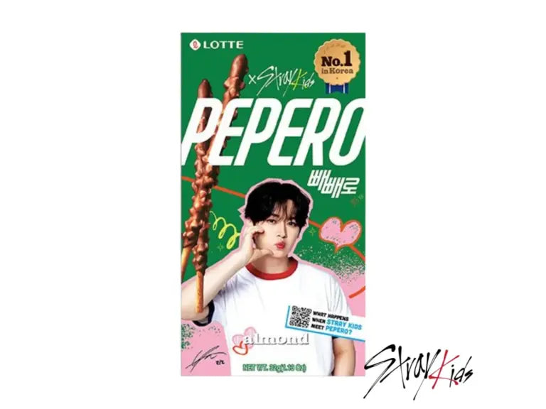 PEPERO STRAY KIDS ALMOND 32g – KOR