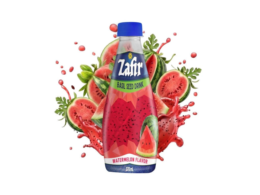 Kato Zafir Watermelon Juice with Basil Seed 370ml