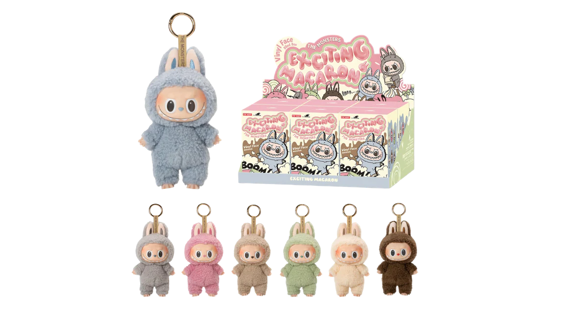 Labubu Exciting Macaron – Blind Box Vinylfigur – Kimmis