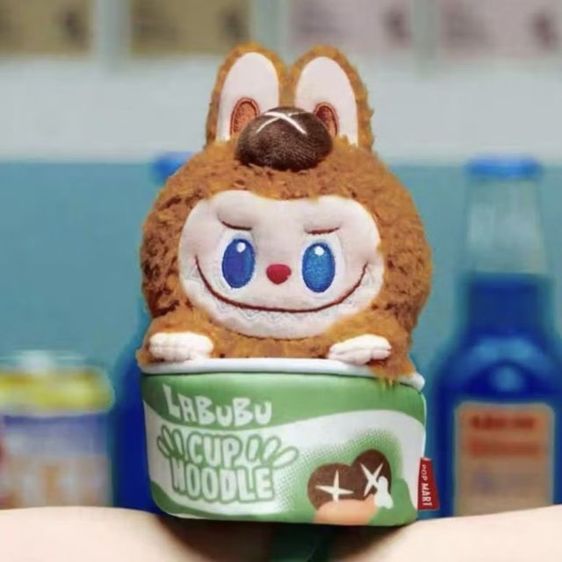 The Monsters Labubu Wacky Mart Series Cup Noodles Figure Storage Bag