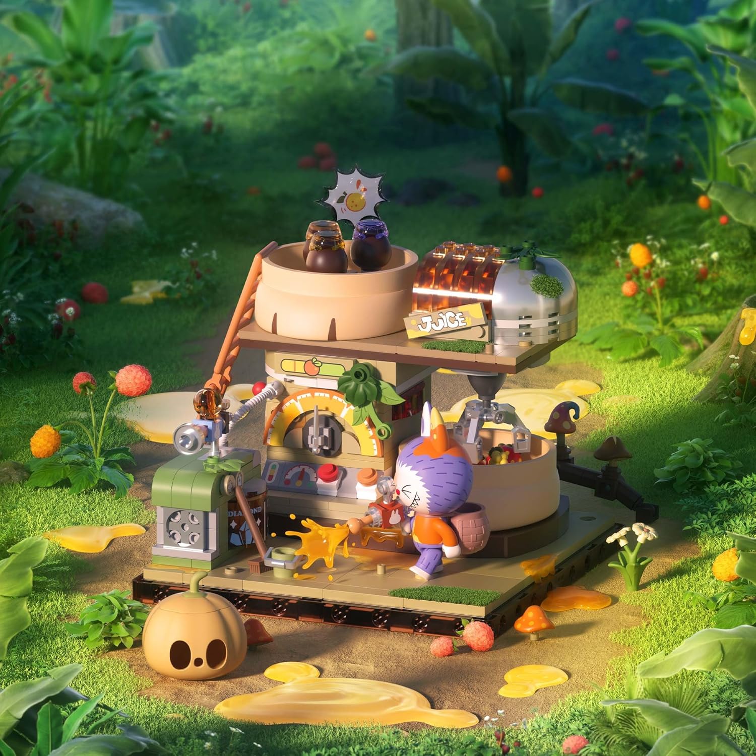 Labubu Forest Secret Base