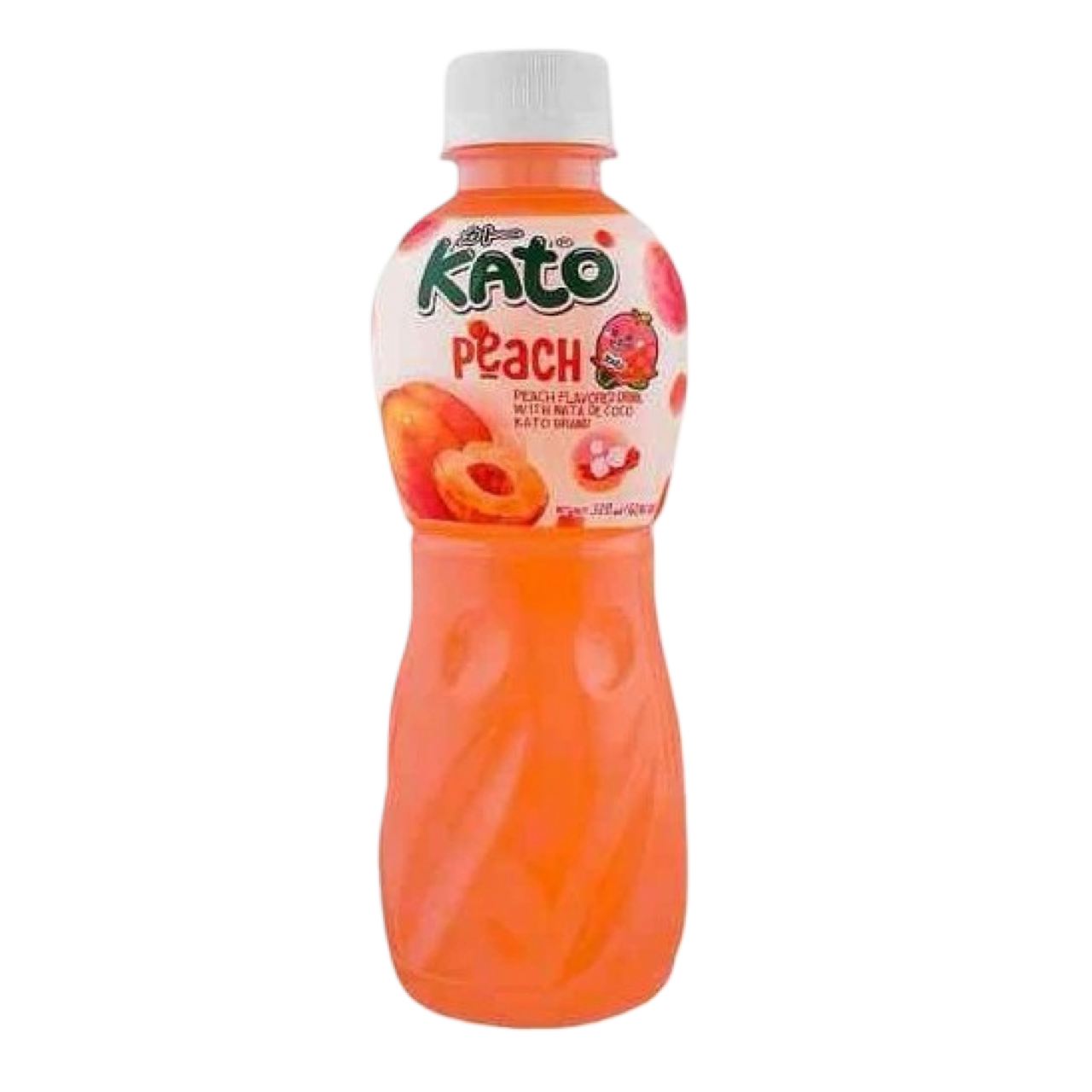KATO PEACH JUICE WITH NATA DE COCO JELLY 320ml