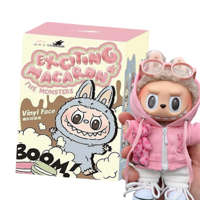 Exciting Macaron ink. Labubu outfit Rosa