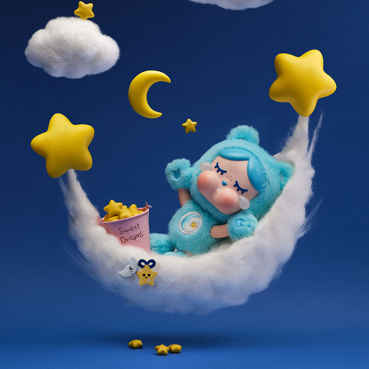 POP MART CRYBABY × Care Bears Series - Vinyl Plush Pendant