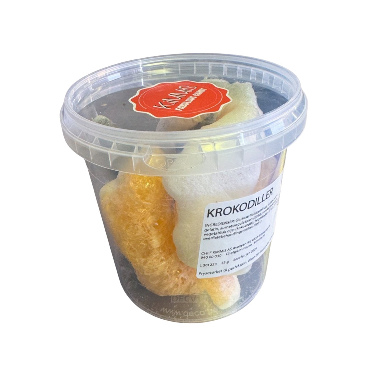 Frysetørket Krokodiller (35 g)
