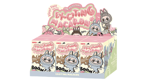 THE MONSTERS - Exciting Macaron Vinyl Face Blind Box - Set 6 stk