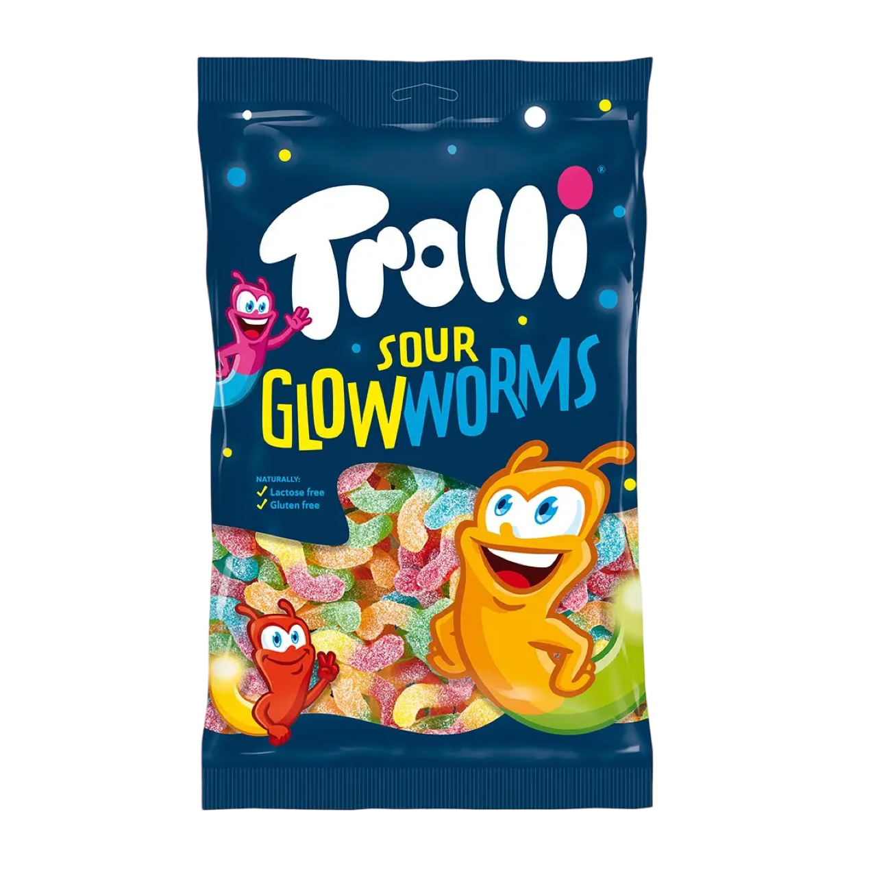 TROLLI SOUR GLOW WORMS 150g