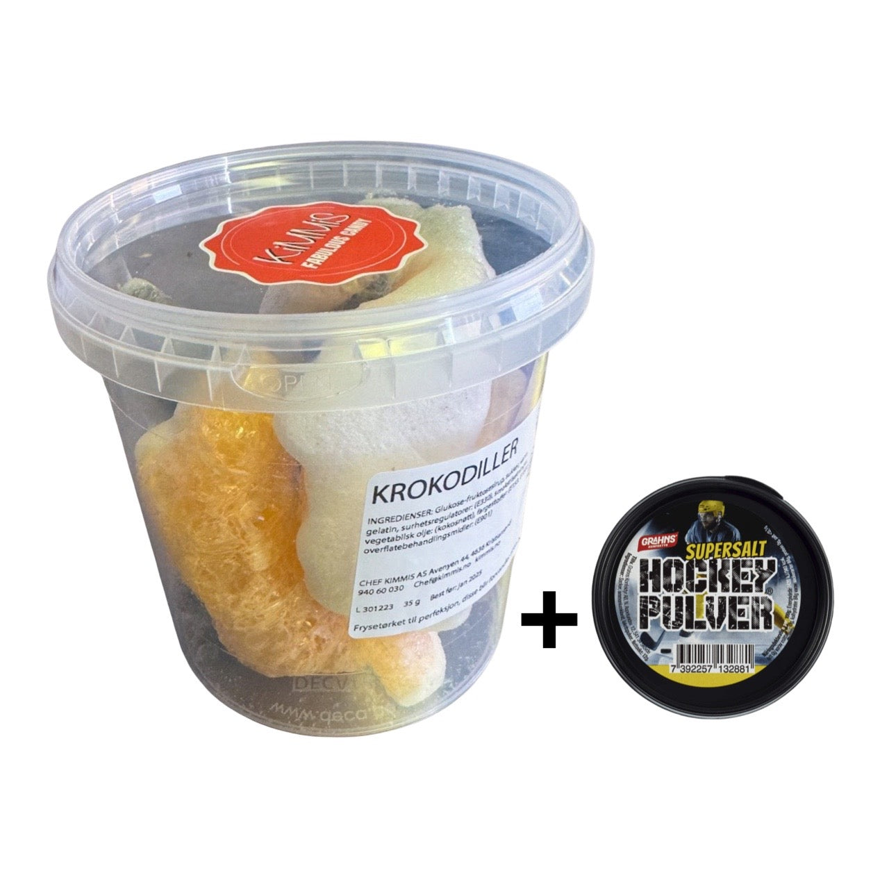 Frysetørket Krokodiller - Hockeypulver Kit