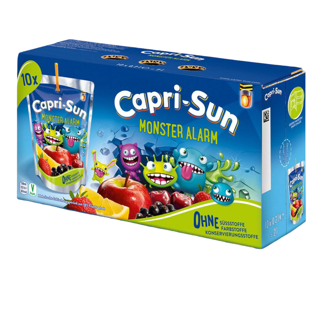 Capri-Sun Monster Alarm 10-pakning (10 x 200 ml)