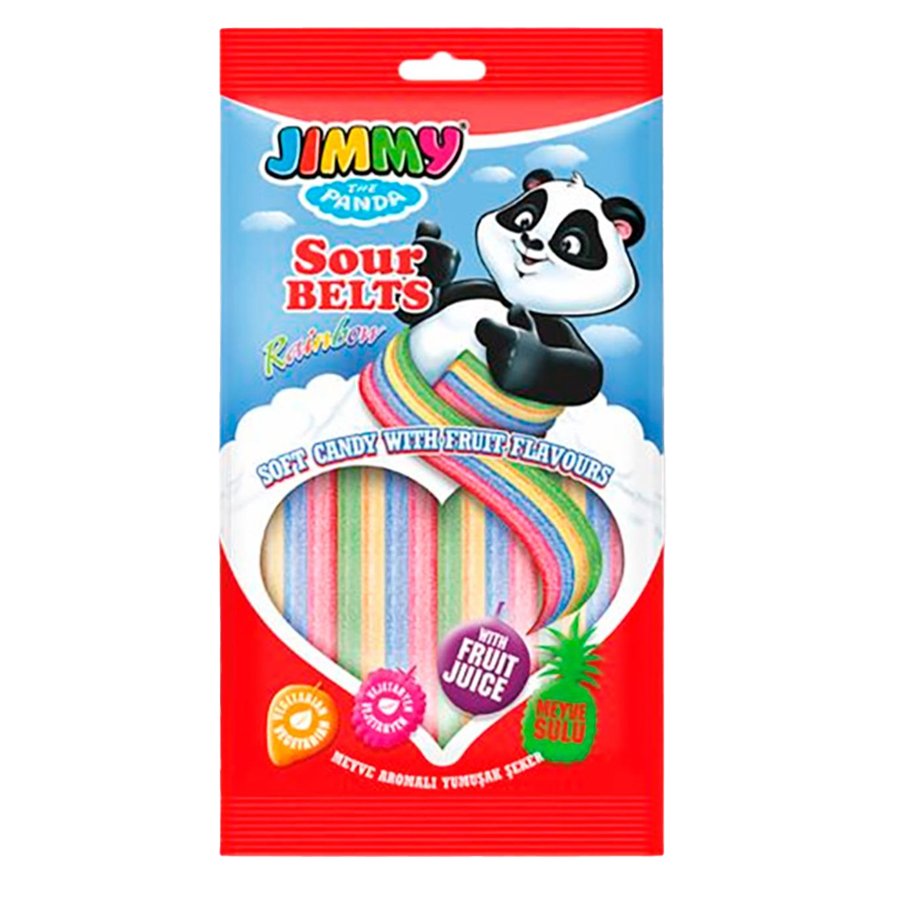 JIMMY SOUR BELT RAINBOW 75G