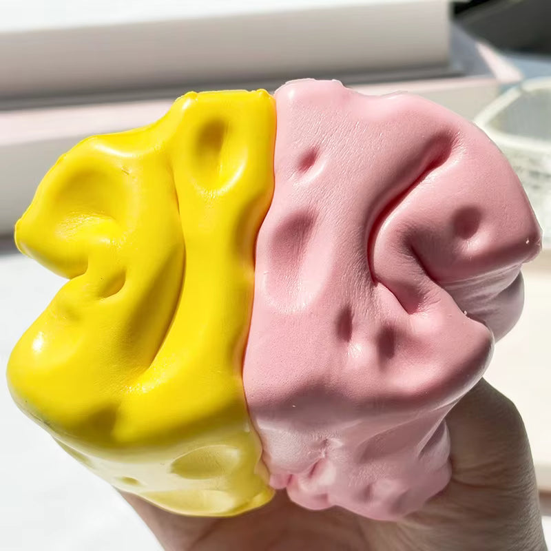 Cheese Cube Stress Ball – Squishy Osteterning