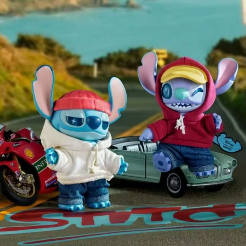 Stitch Gen Z Street Plush Keychain Blind Box