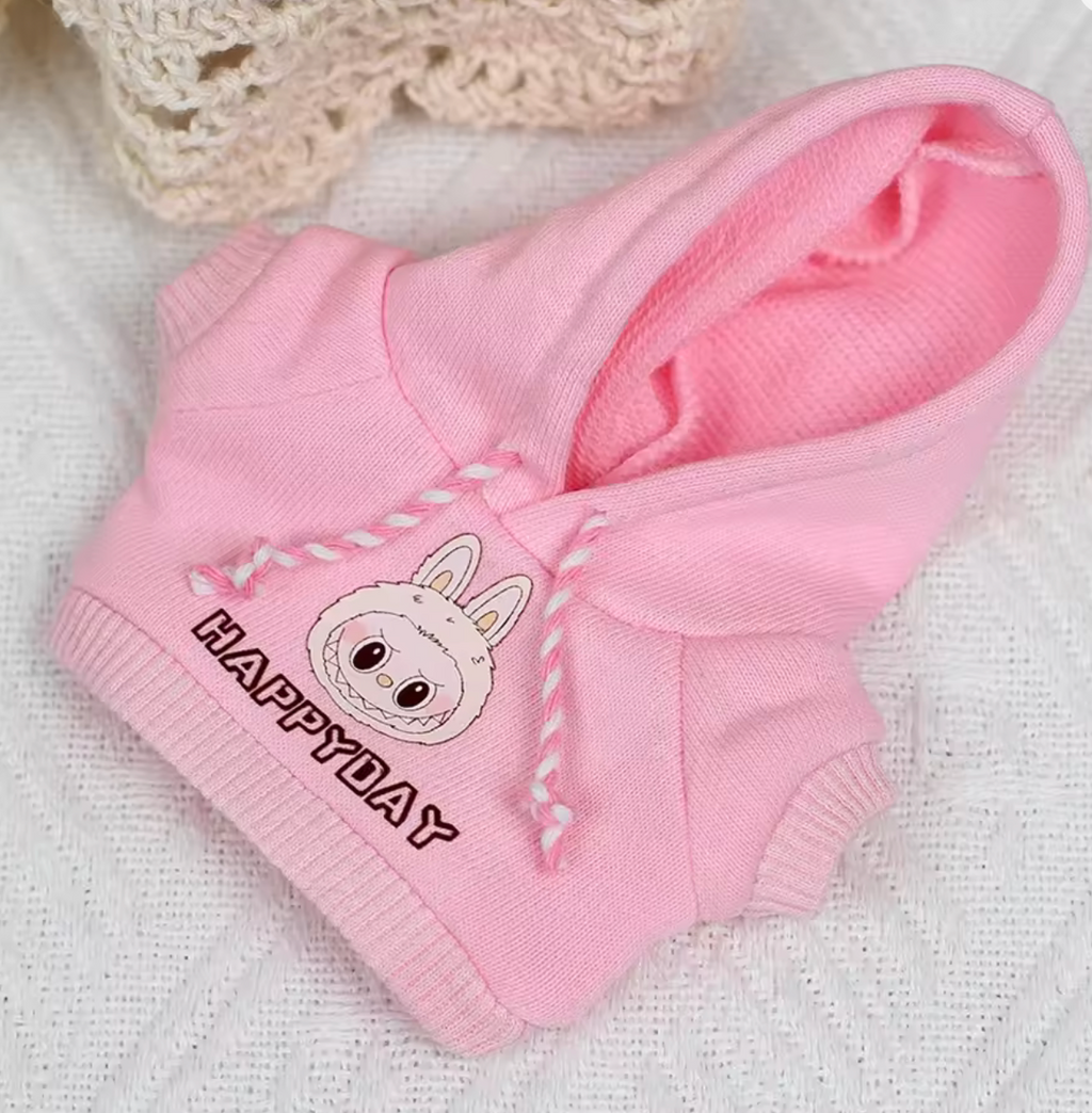 Hettegenser til Labubu (Rosa)