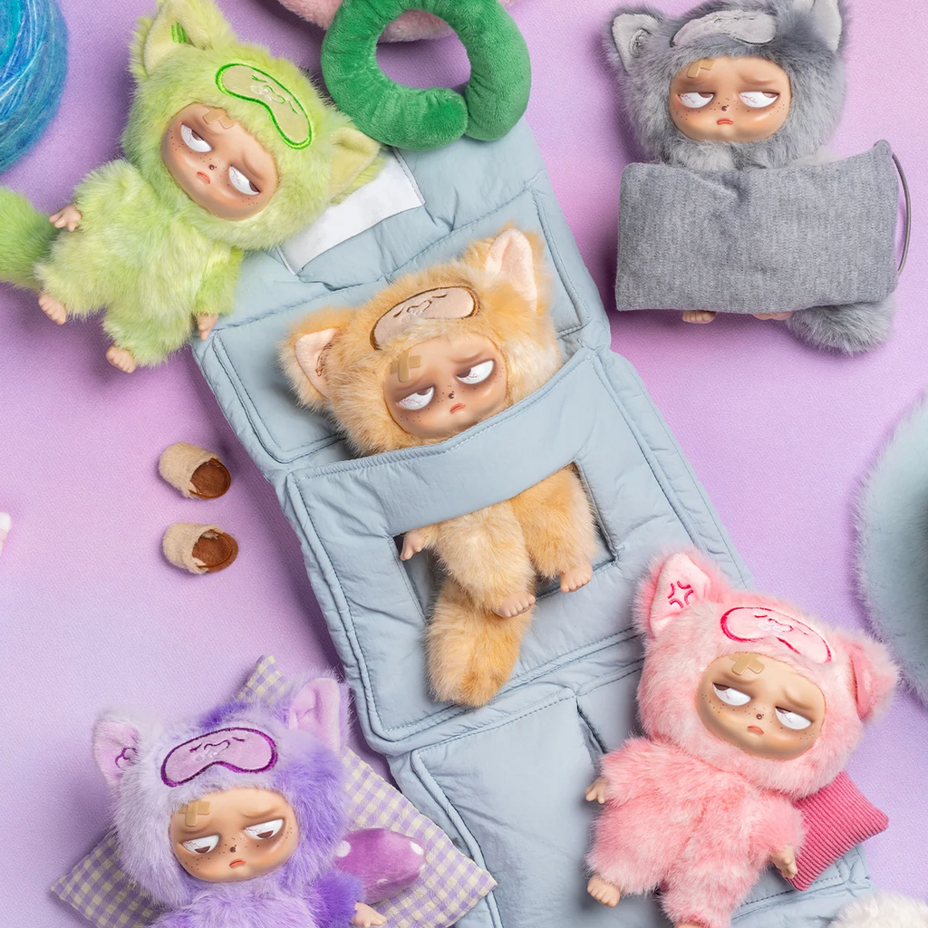 Sleepless Grumpipi – Whispers to Dreamland Plush Blind Box Keychain