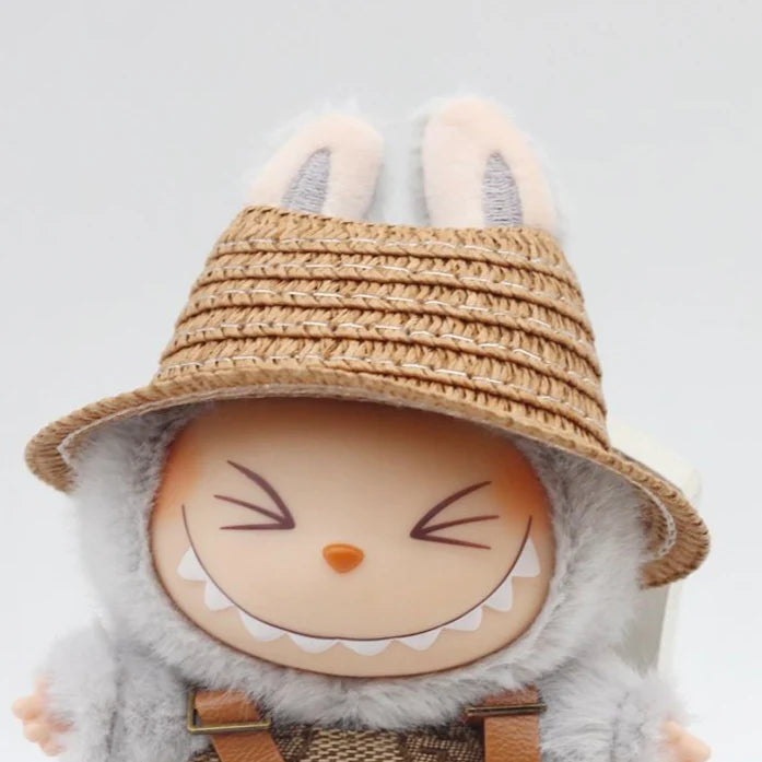 Stråhatt til Labubu