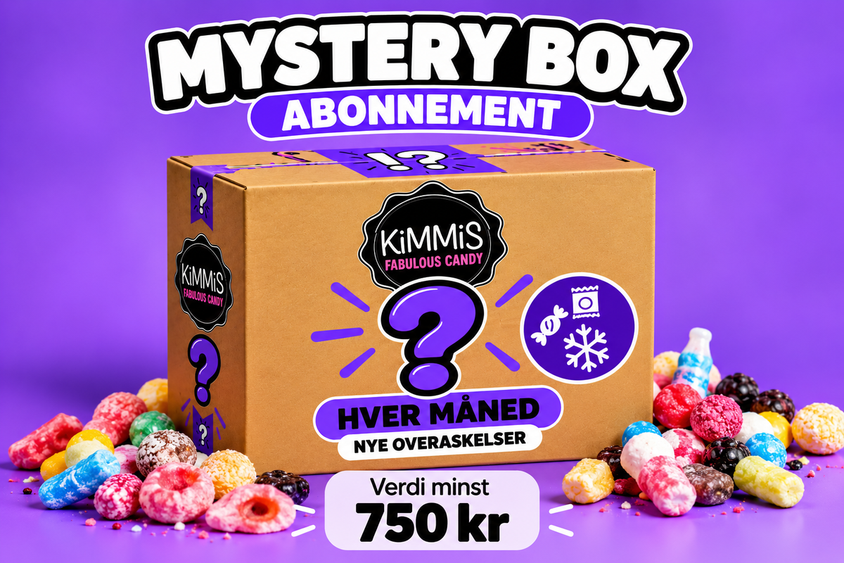 Kimmis Mystery Box Abonnement – Ny boks hver måned