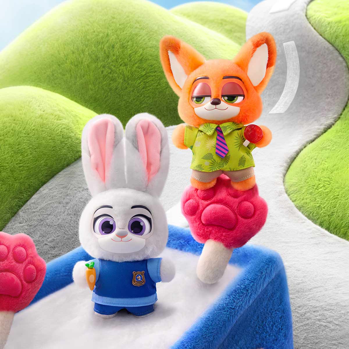 POP MART Zootopia Ace Duo Series Plush Pendant