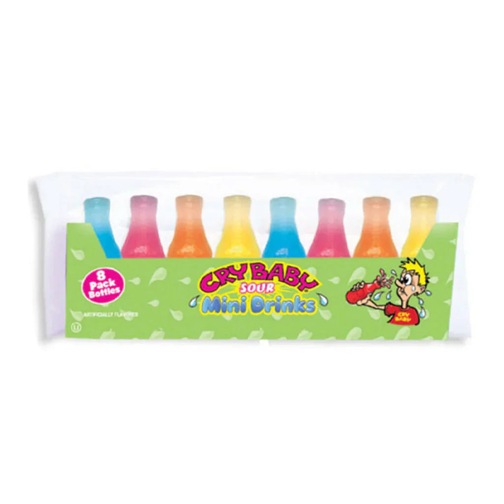 NIK-L-NIP CRY BABY SOUR WAX BOTTLES 8PK 79g